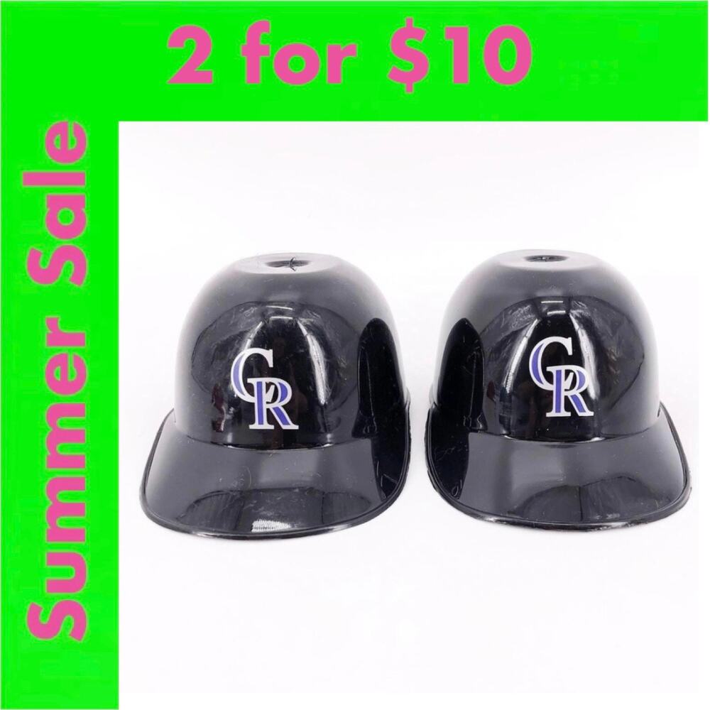 90s Colorado Rockies MLB baseball Laich ice cream helmets 1990s vintage SALE